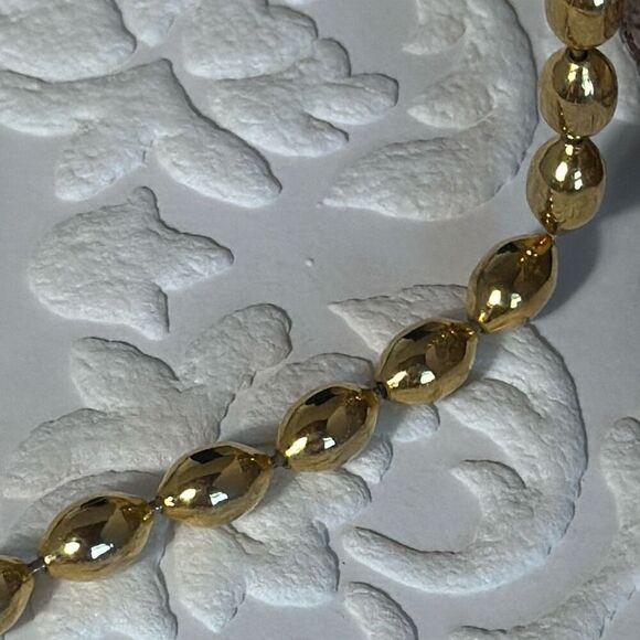 Vintage Gold Tone Oval Link Chain Necklace 24” - Picture 11 of 15